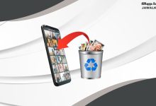 حذف الصور والفيديوهات