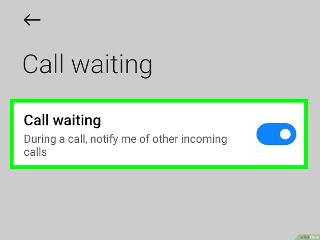 طريقة تفعيل خاصية عدم ظهور انتظار المكالمة