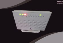 حل مشكلة انطفاء لمبة internet و dsl في الراوتر